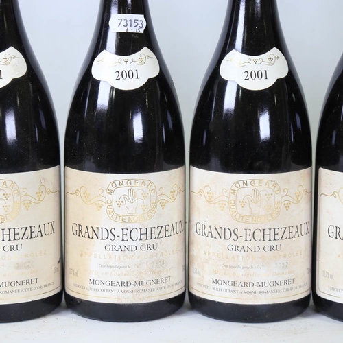 1032 - 6 bottles of Grand-Echezeaux Grand Cru, 2001, Domaine Mongeard-Mugneret, Cote-D'Or, Burgundy