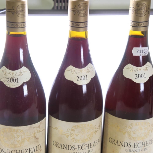 1032 - 6 bottles of Grand-Echezeaux Grand Cru, 2001, Domaine Mongeard-Mugneret, Cote-D'Or, Burgundy