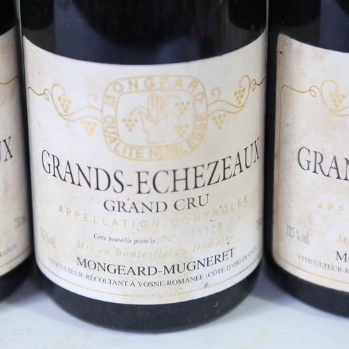 1032 - 6 bottles of Grand-Echezeaux Grand Cru, 2001, Domaine Mongeard-Mugneret, Cote-D'Or, Burgundy