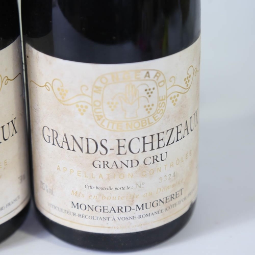 1032 - 6 bottles of Grand-Echezeaux Grand Cru, 2001, Domaine Mongeard-Mugneret, Cote-D'Or, Burgundy