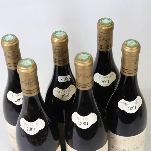 1032 - 6 bottles of Grand-Echezeaux Grand Cru, 2001, Domaine Mongeard-Mugneret, Cote-D'Or, Burgundy