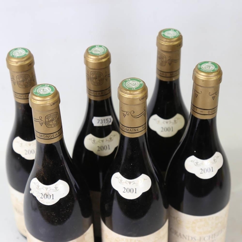 1032 - 6 bottles of Grand-Echezeaux Grand Cru, 2001, Domaine Mongeard-Mugneret, Cote-D'Or, Burgundy