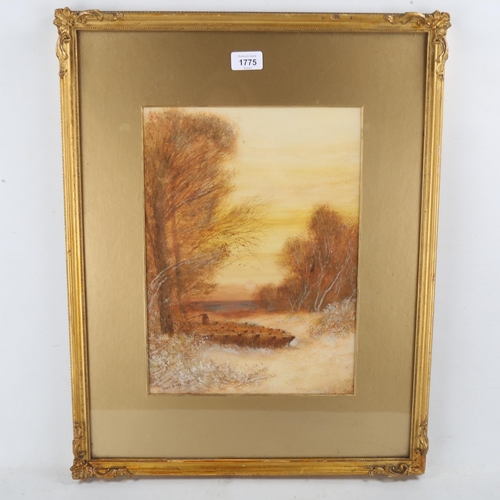 1775 - Fred Hines, watercolour, Epping Forest, signed, 15