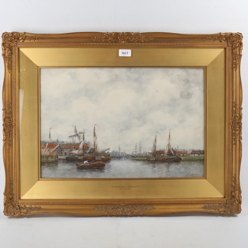 1817 - Jan Van Couver, watercolour, Duivendrecht, Holland, signed, 14