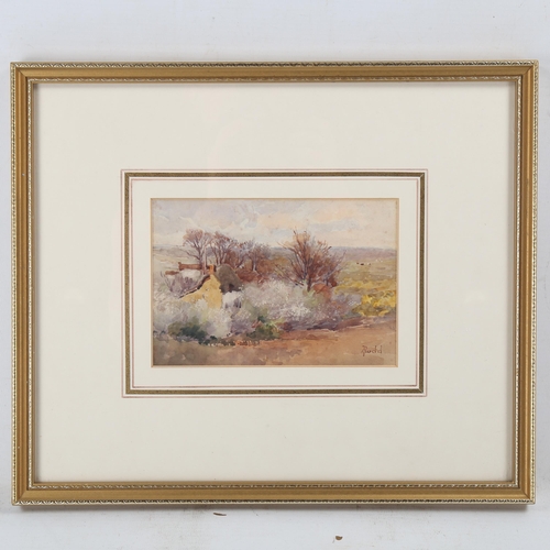 1827 - Agnes Rudd (1880 - 1938), watercolour, near Bournemouth, signed, 5