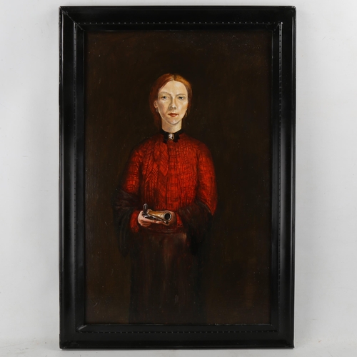 1865 - Chris Watson, oil on board, Gwen John, 24