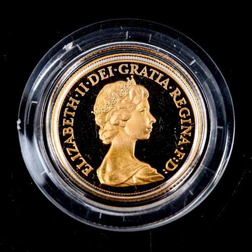 1110 - A 1980 Elizabeth II gold proof sovereign, in Royal Mint case