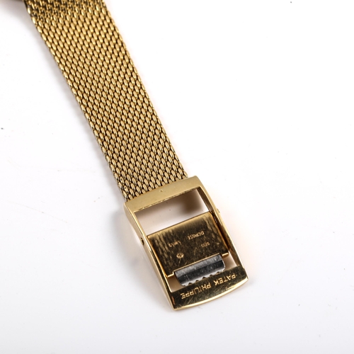 12 - PATEK PHILIPPE - a Vintage 18ct gold Calatrava IOS automatic bracelet watch, ref. 3565/1, circa 1960... 