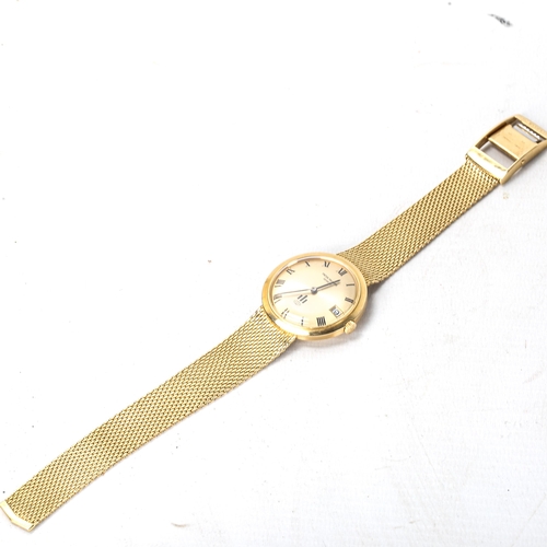 12 - PATEK PHILIPPE - a Vintage 18ct gold Calatrava IOS automatic bracelet watch, ref. 3565/1, circa 1960... 