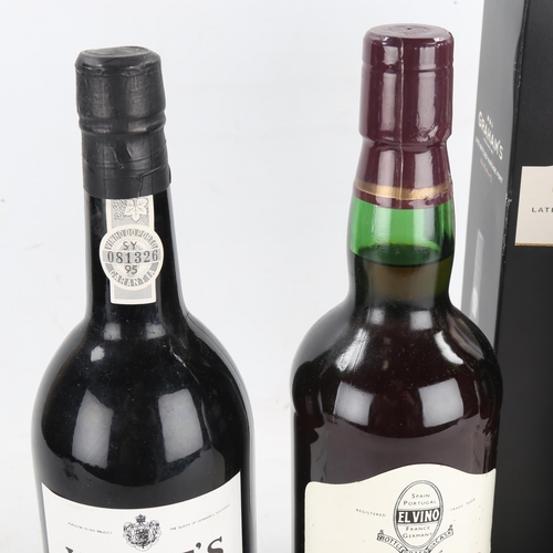 1038 - 3 bottles of port, Warres vintage 1978, Grahams LBV 2000, vintage bottle Finest Tawney Founders Choi... 