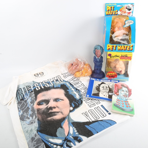 115 - A group of Margaret Thatcher related caricature pieces