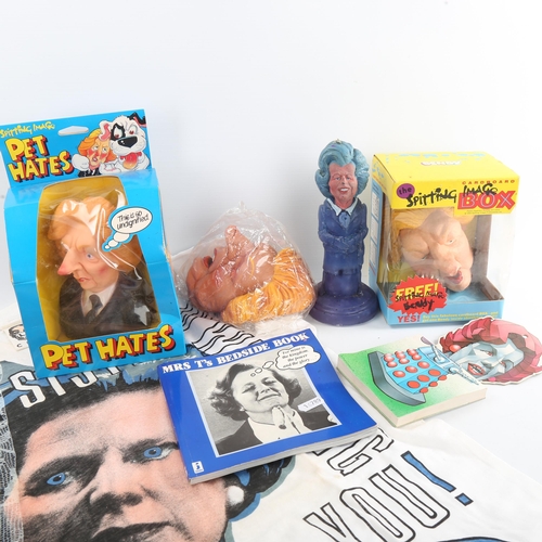 115 - A group of Margaret Thatcher related caricature pieces