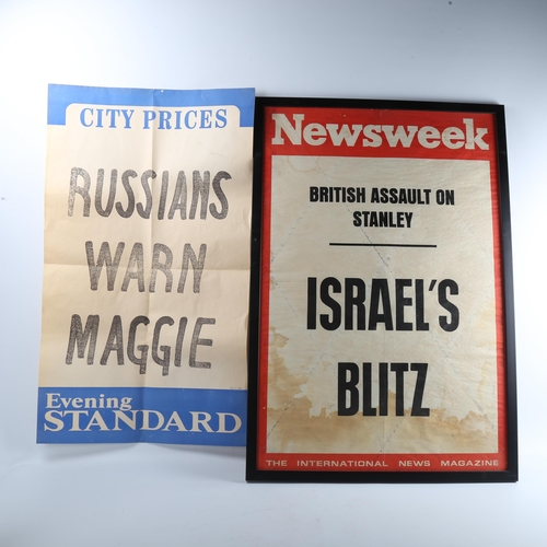 118 - Original Newsweek printed news-stand banner 