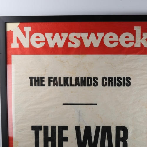 121 - Original Newsweek printed news-stand banner 