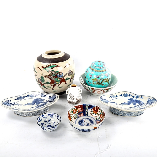 161 - A group of Oriental ceramics (8)