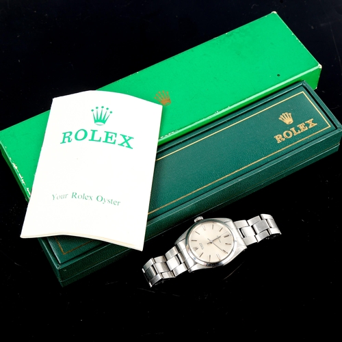 418 - ROLEX - a Vintage stainless steel Oyster Precision mechanical bracelet watch, ref. 6426, circa 1971,... 