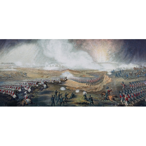 1360 - A pair of Baxter prints, Charge of the British Troops on the Road to Windlesham 1854, and Review of ... 