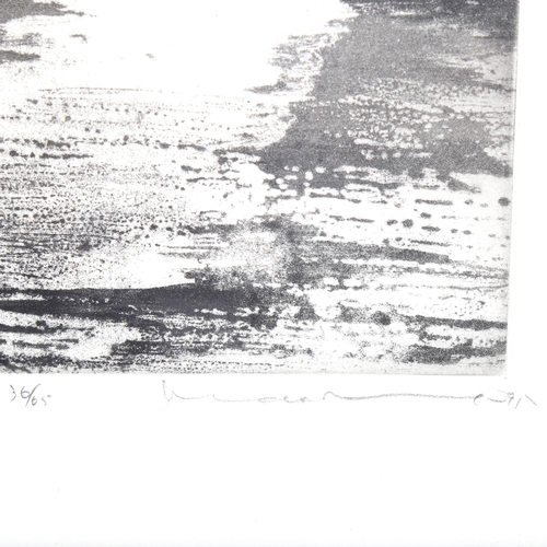 1367 - Norman Ackroyd (born 1938), 2 etchings, landscapes, signed and inscribed in pencil, image 16cm x 26c... 