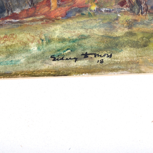 1393 - Sidney Dennant Moss, watercolour, landscape, signed, 18cm x 24cm, framed