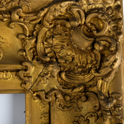 1503 - 19th century gilt-gesso frame, rebate size 48cm x 64cm