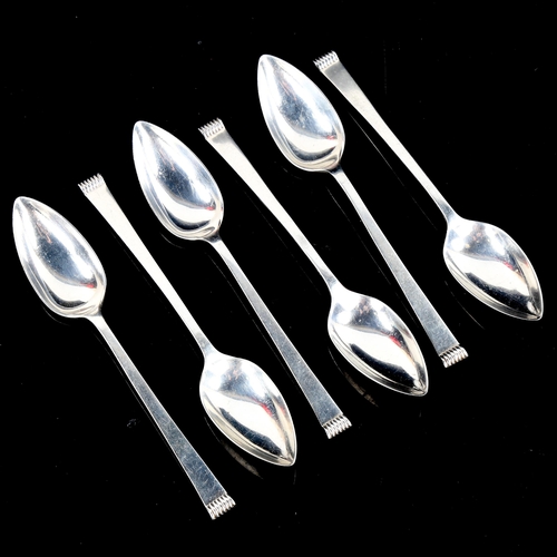 753 - A set of 6 George VI silver grapefruit spoons, by Cooper Brothers & Sons Ltd, hallmarks Sheffield 19... 