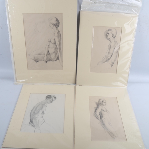 1459 - Philip Eugene Happe, large collection of pencil life studies