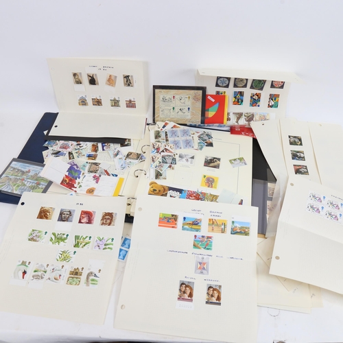 85 - Royal Mail Millennium Collection album of postage stamps, and various other loose stamps