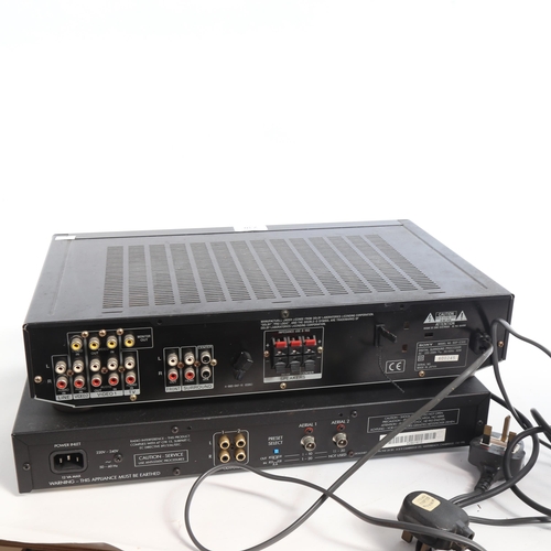 230 - Vintage stacking Hi-Fi, comprising Sony digital surround processor SDP-E300 and Arcam Delta 280 FM t... 