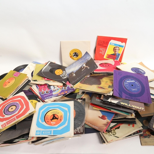 235 - Various Vintage vinyl 45s and singles, including Donna Summer, Hazel O'Connor, Terence Trent D'Arby ... 