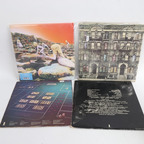 237 - Various Vintage vinyl LPs and records, including Bad Company x 2, 1 original Led Zeppelin and 1 rema... 