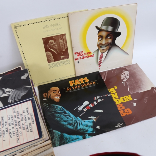 239 - Various Vintage vinyl LPs and records, including Count Basie, Nat King Cole, Fats Waller etc (boxful... 