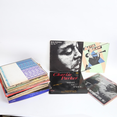 239 - Various Vintage vinyl LPs and records, including Count Basie, Nat King Cole, Fats Waller etc (boxful... 