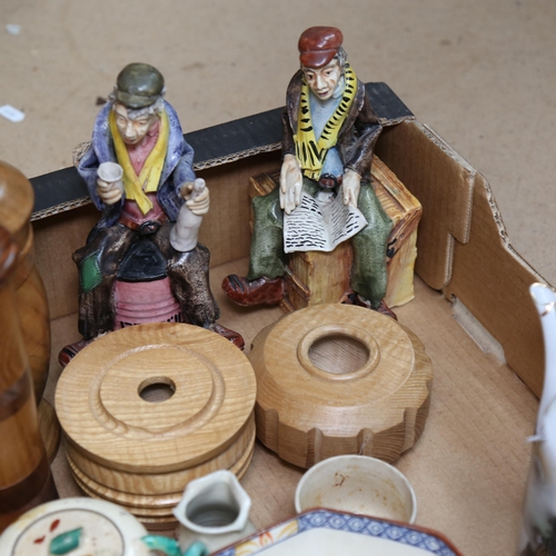 289 - Various ceramics and collectables, including Mike Ham of Somerset turned wood items, eggshell tea se... 