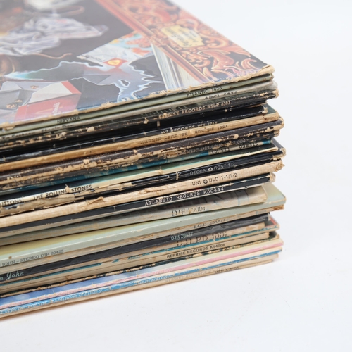 245 - Various Vintage vinyl LPs and records, including Frank Zappa And The Mothers, Steely Dan, The Youngb... 