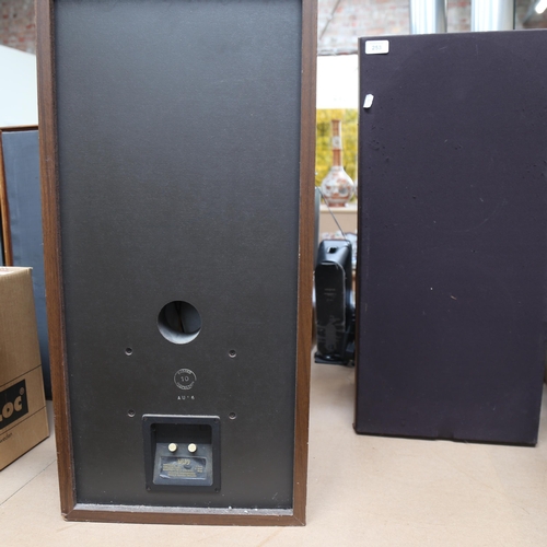 253 - CELESTION - a pair of Vintage DL10 floor standing loud speakers, case height 74cm