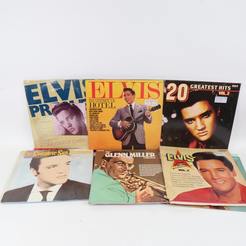 269 - Various Vintage vinyl LPs and records, including Elvis Presley, Duran Duran etc