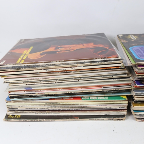 270 - Various Vintage vinyl LPs and records, including Roy Orbison, Alan Elsdon, Coleman Hawkins etc (2 bo... 