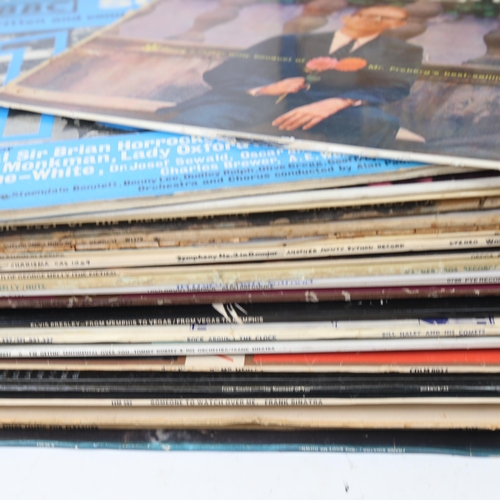 274 - Various Vintage vinyl LPs and records, including Arthur Askey, Peter Cook etc (boxful)