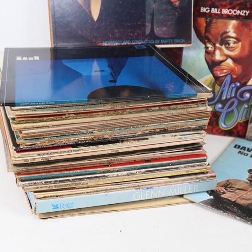 279 - Various Vintage vinyl LPs and records, including Traffic and Mr Fantasy, Dave Van Ronk, Big Bill Bro... 