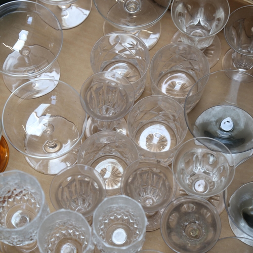 595 - Champagne glasses, goblets etc