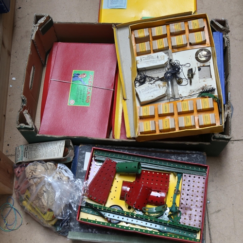 597 - A boxful of Meccano