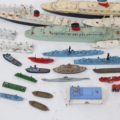 666 - Diecast model ships, including the SS United States, and RMS Caronia