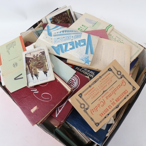 743 - A boxful of postcards and ephemera