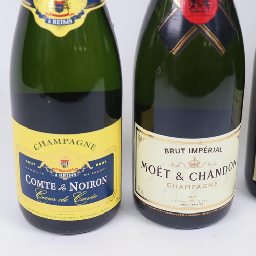 833 - 4 bottles of Champagne, including Moet & Chandon (4)