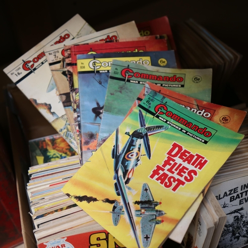 844 - A quantity of Vintage Battle Picture Library and Commando War Story comic books