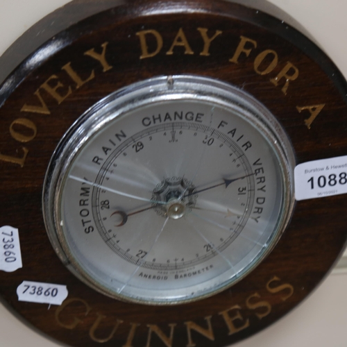 1088 - A Lovely Day For A Guinness barometer, 20cm