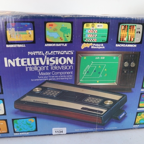 1134 - A Mattel Electronics Intellivision, boxed and an Intellivision computer module, boxed