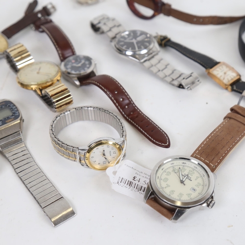 1284 - A quantity of mixed wristwatches, to include Oris, Sterling etc