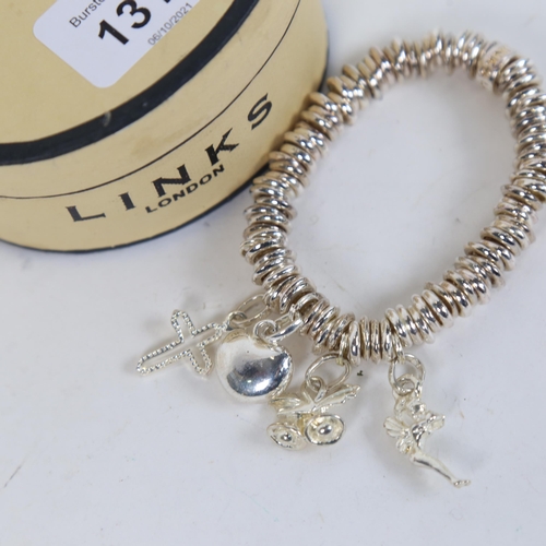 1318 - LINKS OF LONDON - a novelty charm bracelet, in original box