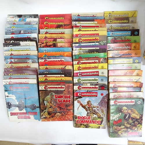 844 - A quantity of Vintage Battle Picture Library and Commando War Story comic books